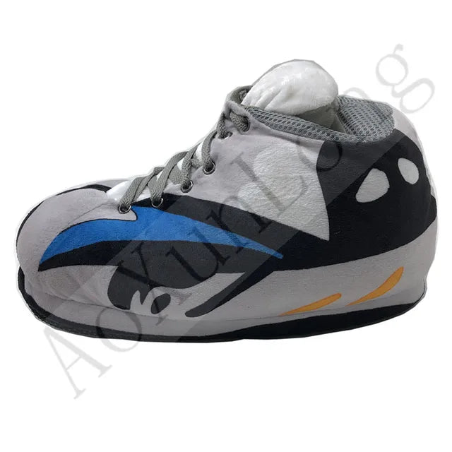 Zapatillas de casa unisex cálidas para hombre y mujer, zapatillas de casa, zapatos de suelo, talla grande, talla única 35-44, invierno 
