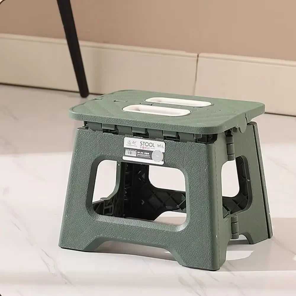 New Adult Children Portable Folding Stool Thickened Plastic Saddle Chair For Outdoor Activities And Fishing