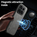 Funda For Xiaomi 15 5G Case Leather Car Magnetic Holder Phone Cover For Xiaomi 15 Pro Xiaomi15 Mi15 15Pro Soft TPU Protect Coque
