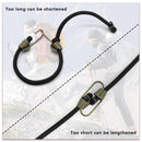 5/10PCS Luggage Strap Elastic Strap Fixed Elastic Cord Socket Fixed Small Hook 4mm Latex Mini Rope Camping Accessories