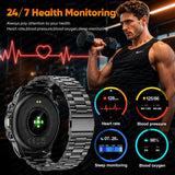 Novo Smartwatch Masculino T-RX4 Ultra GPS 2026 – Posicionamento GPS de 6 satélites, resistência à água 10ATM, bateria de 850mAh, bússola e mais de 170 modos esportivos.
