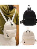 Mini Womens Backpacks Trend Nylon Female Bag Small School Bags White Rucksack For Teen Girls Fashion Casual Backpack
