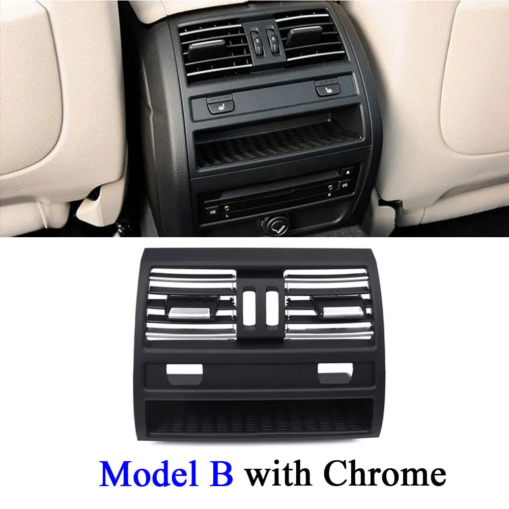 RHD Right Hand Driver Chromed Air Conditioner Ac Vent Outlet Grille Replacement For BMW 5 Series F10 F11 F18 520 523 525 528 530