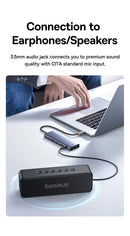 Baseus USB Hub DP 4K Dual HDMI Adapter 11 in 1 Splitter RJ45 USB 3.0 PD 100W Docking Station for MacBook Pro Air M2 M1 USB C HUB