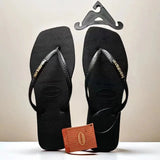 Women Flip Flops Luxury Designer Slippers Stylish Slippers for Outdoor Travel on The Beach Summer Flat Sandals zapatos de mujer
