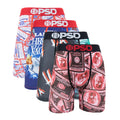 4Pcs Sexy Men Underwear Boxer Shorts Print Boxershorts Panty Cueca Male Panties Lingerie Fashion Underpants man