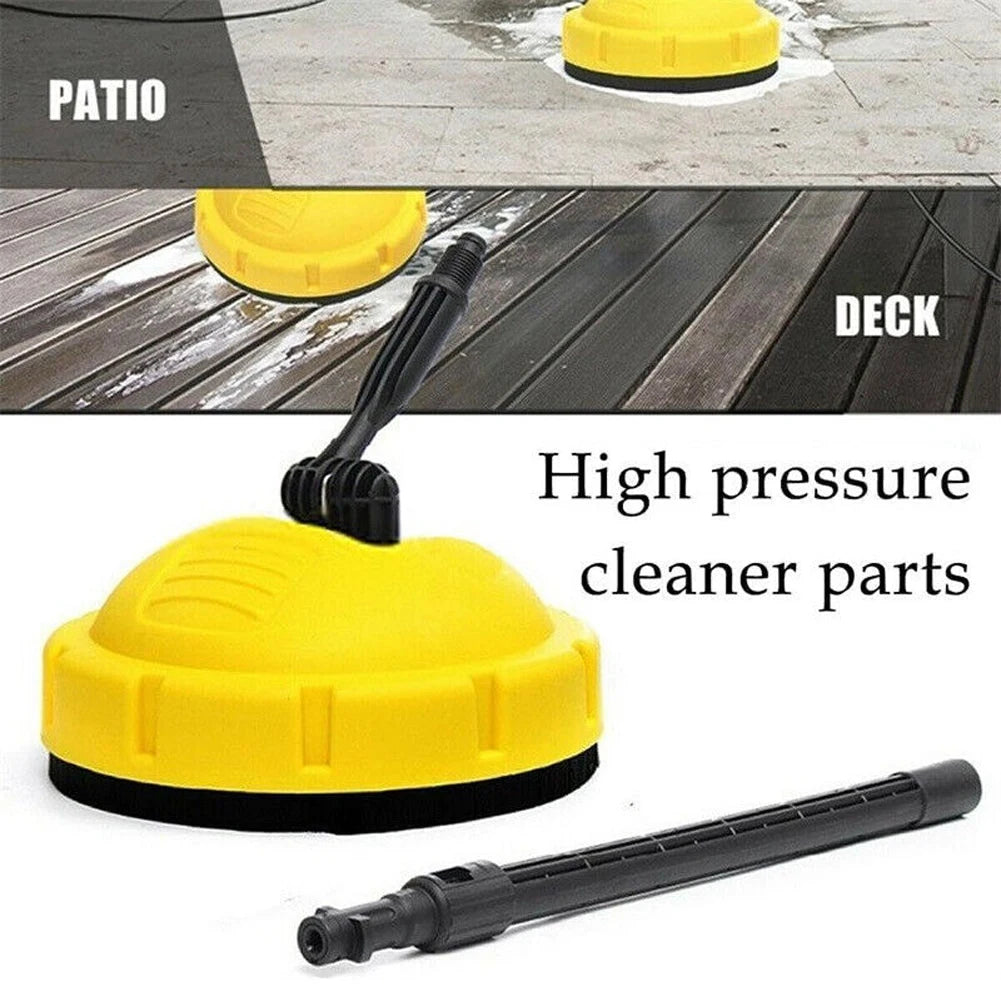 Long Handle Pressure Washer Rotary Brush High Pressure Washer Rotary Brush Adapter Deck Wall Patio Cleaner for Karcher K1-K7