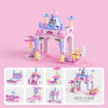 6IN1 Building Blocks City Fire Car Police Truck Engineering Crane Tank Helicopter Bricks Set Toys for Children Kids