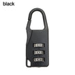 Bags Baggage Door Padlock 3 Dial Digit Combination Secret Safe Code Password Locks Bookbag Anti-theft Backpack Zipper Padlock