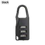 Bags Baggage Door Padlock 3 Dial Digit Combination Secret Safe Code Password Locks Bookbag Anti-theft Backpack Zipper Padlock