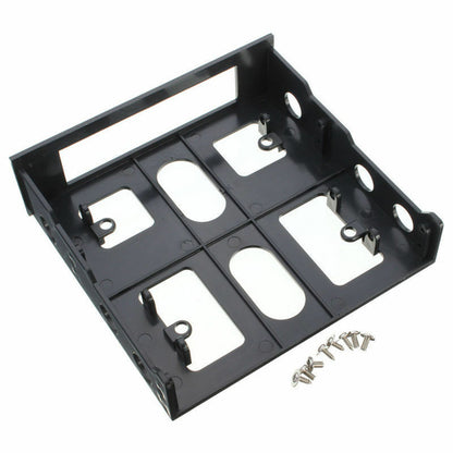 3.5 To 5.25 Floppy To Optical Drive Bay Mounting Bracket Converter For Front Panel Hub Card Reader Fan Speed Controller