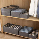organizer for drawers Clothes Organizer Pants Jeans Storage Box Cabinet Drawer Organizer Underwear Socks T-Shirt Wardrobe Storag