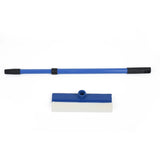 2-in-1 Telescopic Window Glass Cleaner Wiper Long Handle Sponge Brush Window Mop Squeegee Wiper Cleaning Tool