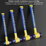 Double Headed Installation Hammer 25/30/35/40/45mm Rubber Hammer With Rubber Handle Detachable Insulated Installation Hammer
