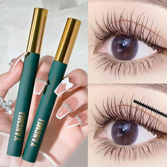 Ultra-Fine Curling Mascara Thick Lengthening Long-Lasting Waterproof Eyelash Mascara  Non-Smudge Eyelash Makeup For Natural Look
