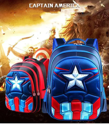 3D five-pointed star children's backpack, nylon waterproof fabric, light-weight children's backpack