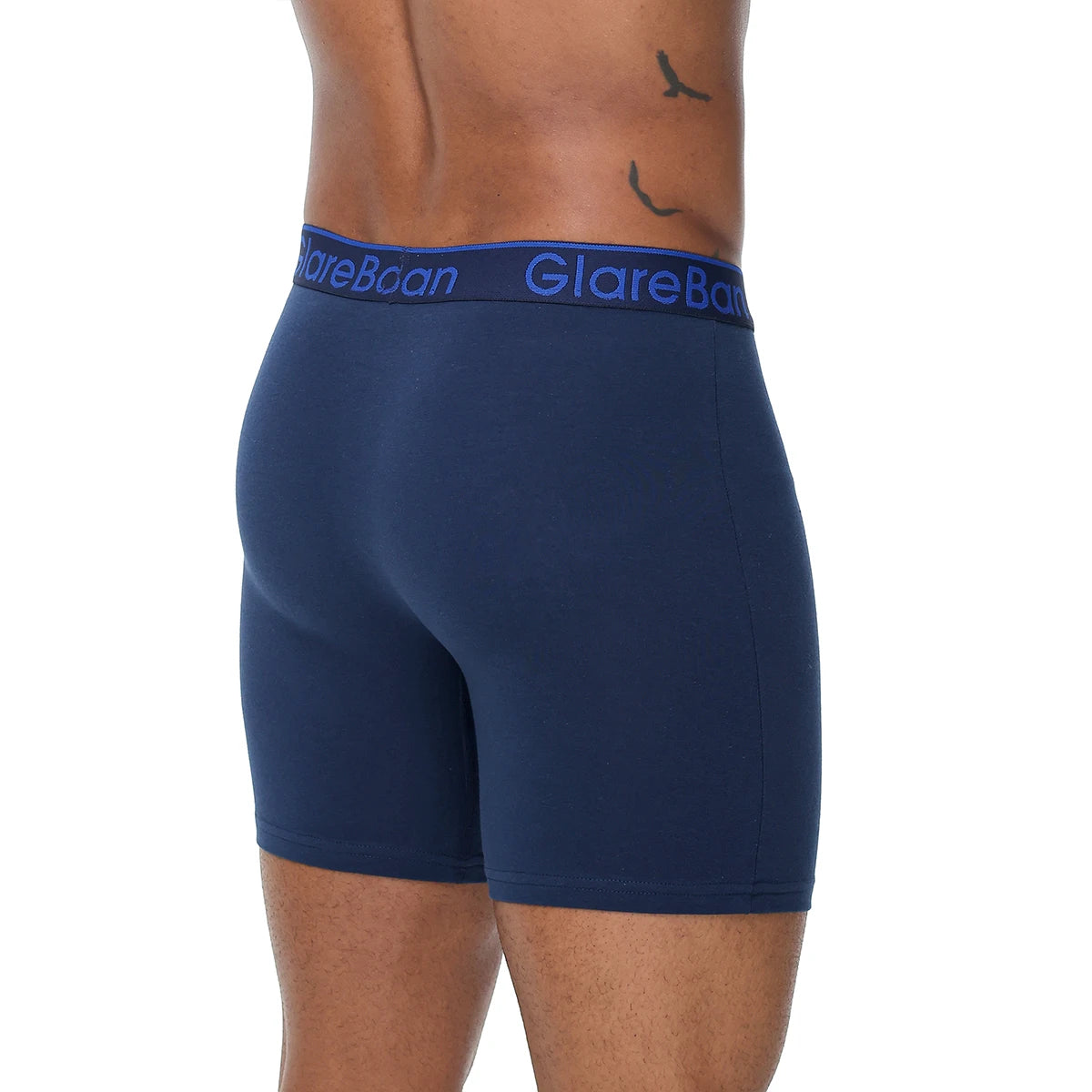 4pcs Set Mid-Long Boxer Shorts Men's Underwear Cotton Breathable Male Underpants for Men Homme Boxershorts Slips Soft Panties