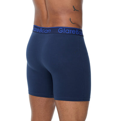 4pcs Set Mid-Long Boxer Shorts Men's Underwear Cotton Breathable Male Underpants for Men Homme Boxershorts Slips Soft Panties