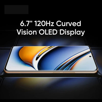 Realme 11 Pro Plus 5G Global version 6.7inch Screen 120Hz  CPU Mtk Dimensity 7050 200MP Camera 12GB RAM 1TB Storage used phone