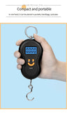 Electronic 50Kg 10g Hanging Scale LCD Kitchen Digital Scale BackLight Fishing Weights Pocket Scale Travel Luggage Scales