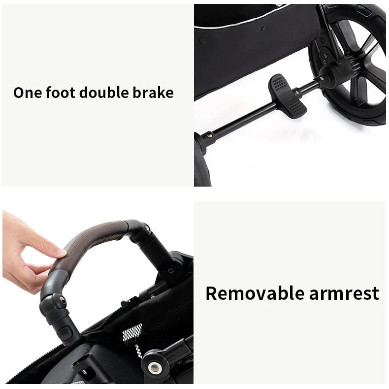 Baby stroller 3 in1,four wheel stroller,2 in 1 baby car,Lightweight strollers,Mutifunction Strollers,baby carriage,Poussette