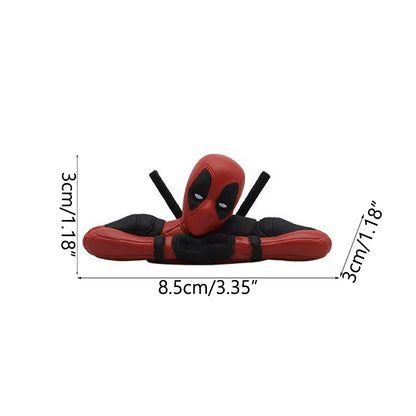 Sitting Anime Figure Hero Doll Home Decoration Mini Figurine Car Interior Miniature Model Collection Figurine Kids Toy Gifts