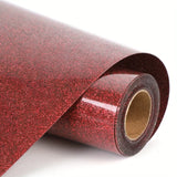 Glitter Heat Transfer Vinyl, Iron on HTV Vinyl for Shirts, Cameo, Easy to Cut, Weed for Heat Vinyl Design 