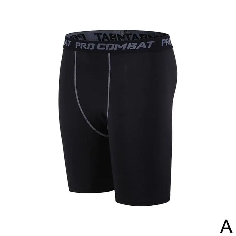Sports New Men's Bodybuilding Shorts, Fitness Compression Tight Shorts, Sports Men's Muscle Active Elastic Tight Shorts