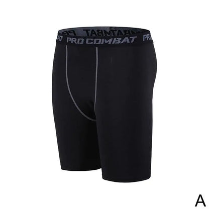 Sports New Men's Bodybuilding Shorts, Fitness Compression Tight Shorts, Sports Men's Muscle Active Elastic Tight Shorts