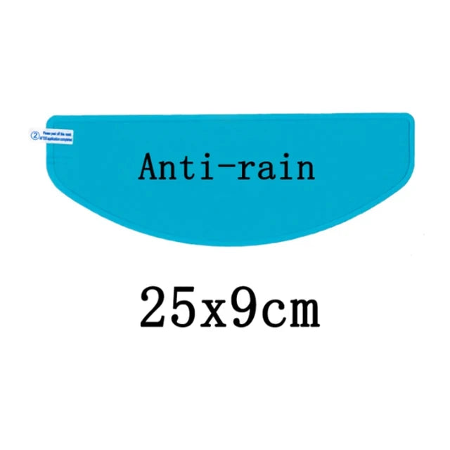 Motorcycle Helmet Transparent Rainproof/Anti-fog Helmet Lens Durable Nano Coating Sticker Safety Driving Motorbike Helmet Accessories 