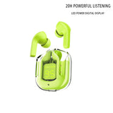 Auriculares inalámbricos TWS con Bluetooth 5.3, auriculares deportivos para juegos, reducción de ruido, graves, control táctil para todos los teléfonos.