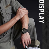 NAVIFORCE Men's Watch Top Brand Luxury Waterproof 24-Hour Date Quartz Watch Men Leather Sport Wristwatch Men Waterproof Clock