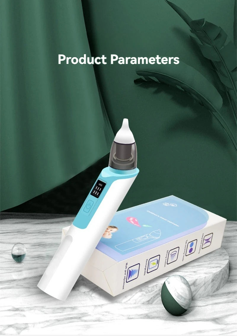 2024 New Pattern Baby Electric Nasal Aspirator, Rechargeable, for Newborns, Sucks Out Mucus to Prevent Nasal Congestion