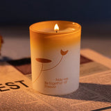 Aromatic Jar Candles for Room Decor, Ebony Sandalwood Scented Candle, Guest Gift Souvenir Candles