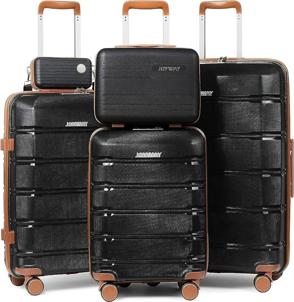 Joyway Travel Luggage Sets, Stylish Carry On Checked Suitcase Set,Sturdy Durable Scratch-resistant,TSA Lock,Spinner Wheels
