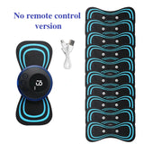 Mini masajeador cervical portátil EMS, camilla eléctrica para aliviar el dolor cervical y relajar los hombros, parche de masaje. 
