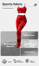 Conjunto deportivo de yoga con teñido anudado para mujer, conjunto deportivo de fitness, sujetador deportivo y leggings de cintura alta, ropa de gimnasio, trajes deportivos sin costuras