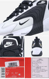 Nike Zoom 2K Air Speed Foam Non-Slip Breathable Mid-Top Air Cushion Casual Urban Commuting Running Shoes Women's Black and White Panda Ao0354-100