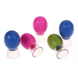 5Pcs Silicone Cupping Massage Cup For Body Face Neck Eye Massager Vacuum Tank Body Facial Care, Anti-aging Beauty Tool