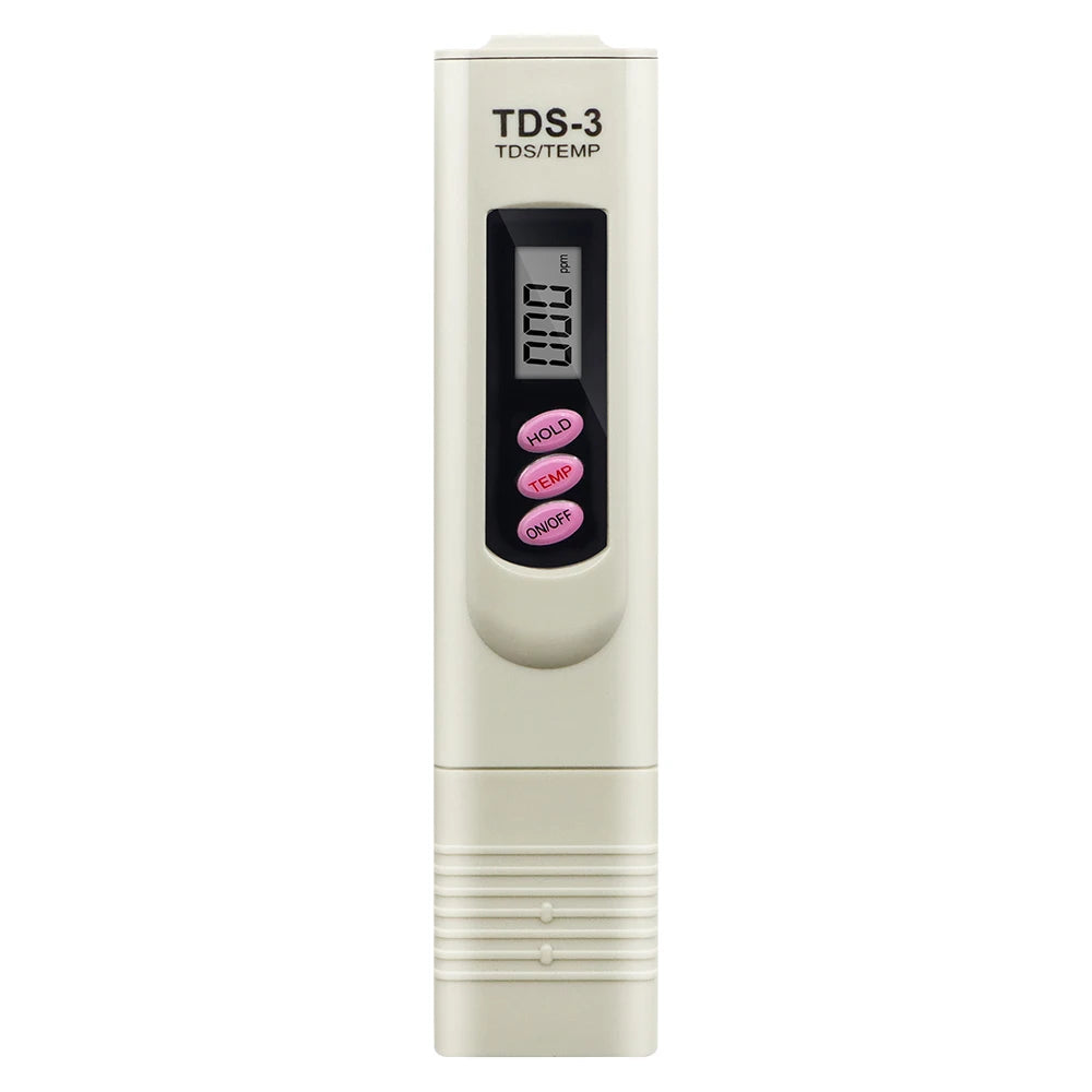 Medidor de TDS 0-9990 ppm Medidor de pH digital 0,01 pH Medidor de agua de alta precisión con bolígrafo Medidor de TDS y pH 0-14 pH Medidor de PPM LCD Filtro de acuario