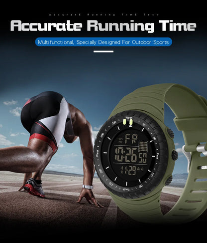 New Sport Digital Watch Fashion Men's Watches Stopwatch with Date Week Display Outdoor Waterproof Electronic Clock sk85