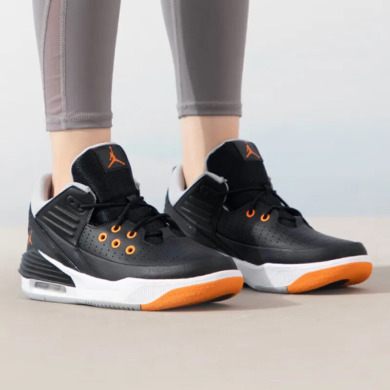 Nike basketball shoes women's shoes 2025 new JORDAN MAX AURA 5 cushioned cushioned light casual shoes DZ4352-008