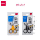 DELI Soft Handle Scissors for Office & Home Use - Durable Sharp Handcraft Scissors for Crafting & Office Supplies