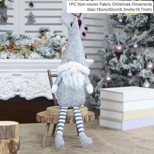 Christmas Faceless Gnome Doll, Merry Christmas Decorations for Home, Christmas Ornament, New Year 2024, 2023 