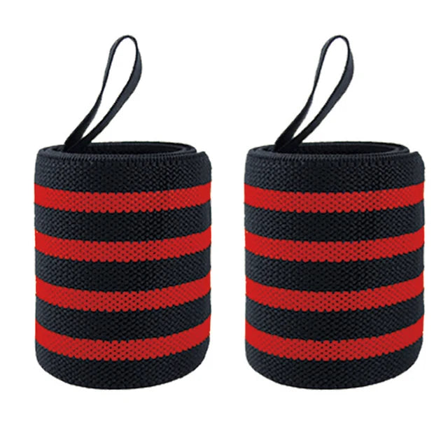1 Pair Gym Training Wristband Extra Strength Workout Weight Lifting Strap Bandage Fitness 