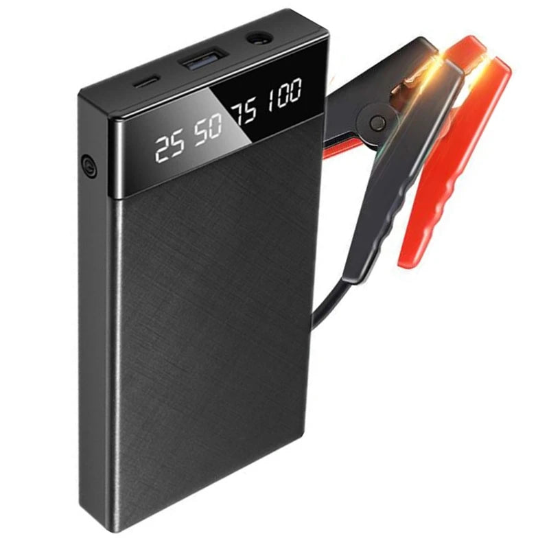 Car Jump Starter 10000mAh 12V Power Bank with USB Port LED Light Emergency Power Supplies Car Accessories Drop Shipping