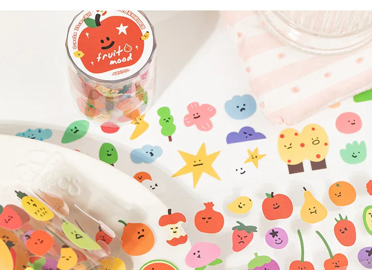 1Pc Sign In Mood Series Washi Tape Kawaii Paper Decorative Collage Adhesive DIY Scrapbooking Hand Made Masking Child Stationery