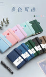 Mini A7 Pocket Notebook Handmade Leather 100Sheets Notepad Portable Travel Diary Planner Schedule Kawaii School Office Supplies