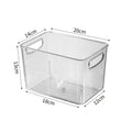 Transparent Refrigerator Storage Box Vegetable Fruit Organizer Fridge Clear Container for Kitchen Food Drinks Storage