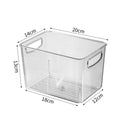Transparent Refrigerator Storage Box Vegetable Fruit Organizer Fridge Clear Container for Kitchen Food Drinks Storage